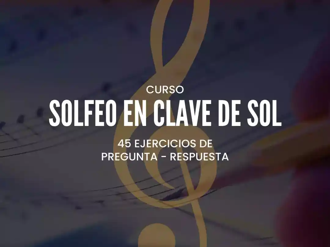 Curso de solfeo en clave de Sol